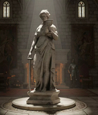 Goddess of Stone Statue PBR - Highly Detailed (Li)