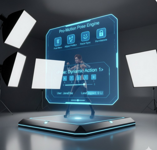 Pro-Motion Pose Engine | Multi-Pose Menu Script | Smooth Transitions & Adjustable | Mod/Copy