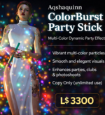 Aqshaquinn ColorBurst Party Stick – Multi-Color Dynamic Party Effect for Avatars (Copy Only)