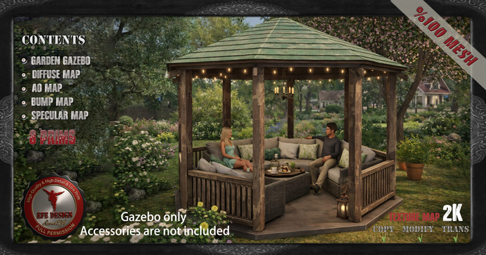(Efe Design) Garden Gazebo Full perm 