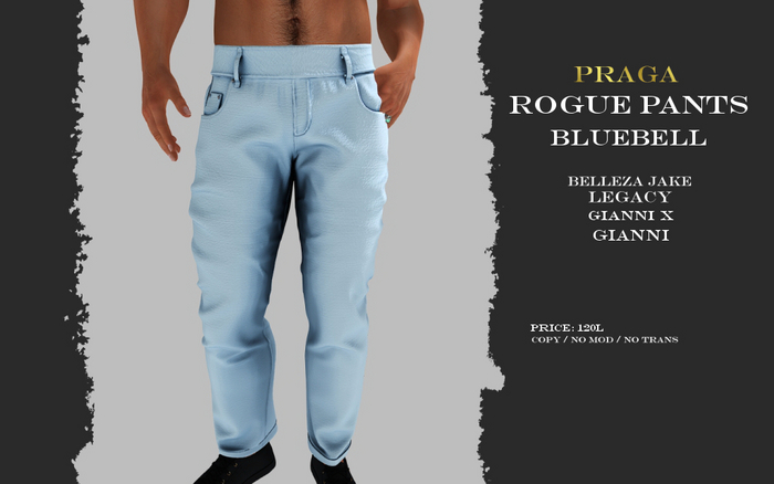Praga Rogue Pants - Bluebell