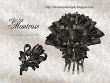 Eternal Rose Raven Bridesmaid Bouquet