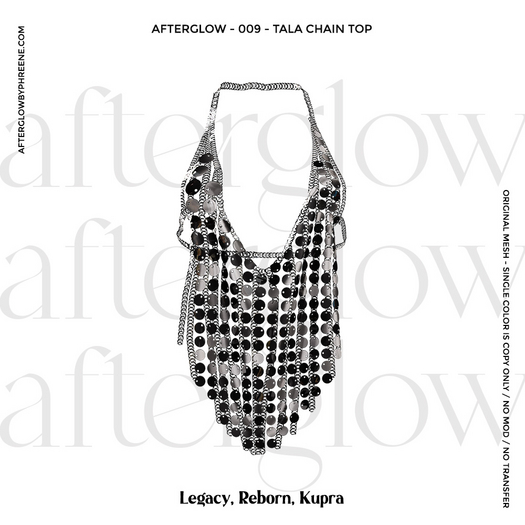 Afterglow - 009 - Tala - Chain Top - Black Disc Chain (Box)