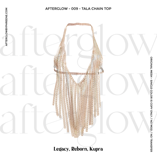 Afterglow - 009 - Tala - Chain Top - Copper Chain (Box)