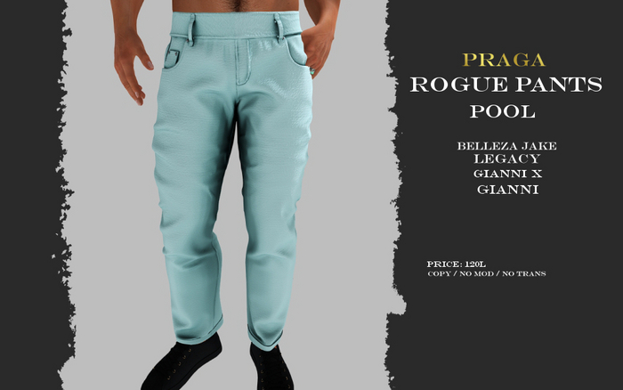 Praga Rogue Pants - Pool