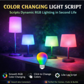 Color Changing Light Script Dynamic RGB Lighting for Builds, Decor & Roleplay