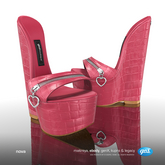 [Gos] Nova Zipped Mules - Winterberry