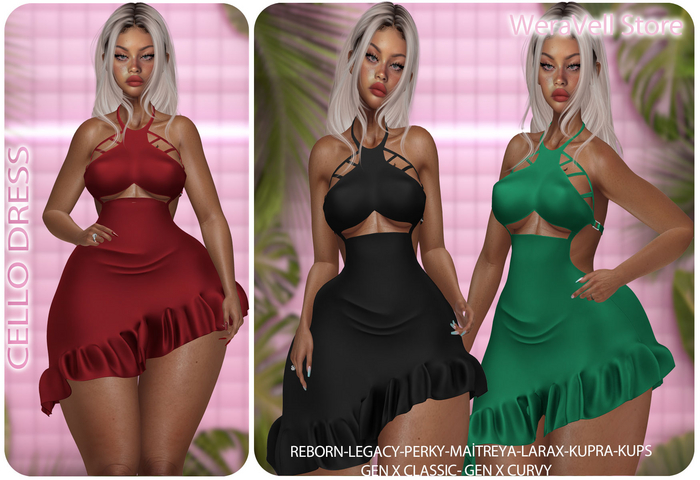 WN-STORE  Cello Dress Fatpack