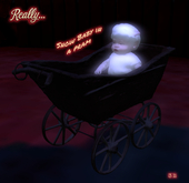 Really... Gothmas Snow Baby in Pram (ADD)
