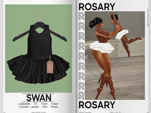 Rosary. Swan . Kid Black