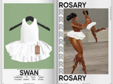 Rosary. Swan . Kid White