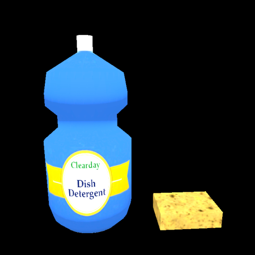 Dish Soap and Sponge - Full Perms