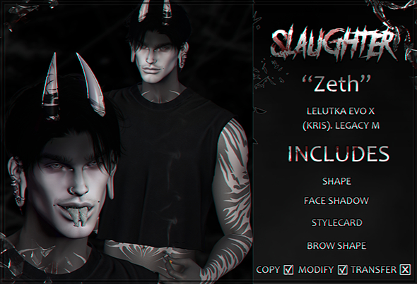 Slaughter - Zeth Shape Kris / Legacy M