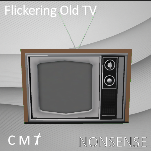 Flickering Old TV