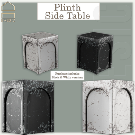Baesic. Plinth Side Table