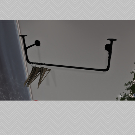 Second Spaces - Retro Laundry - ceiling rack