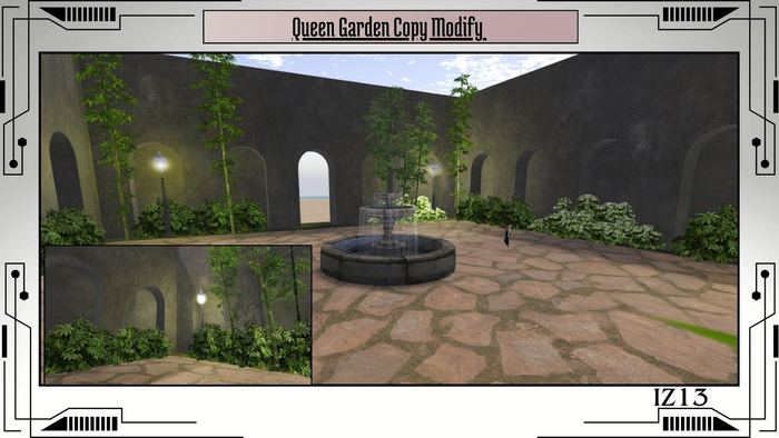 Queen's Garden - Copy & Modify Mesh