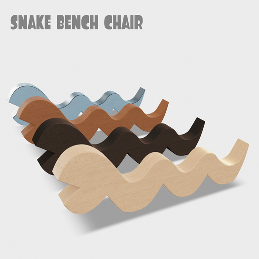 snake bench chair