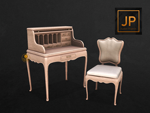 1. Elm. Penny's Parlour Desk//Writing Desk & Chair [Ash]