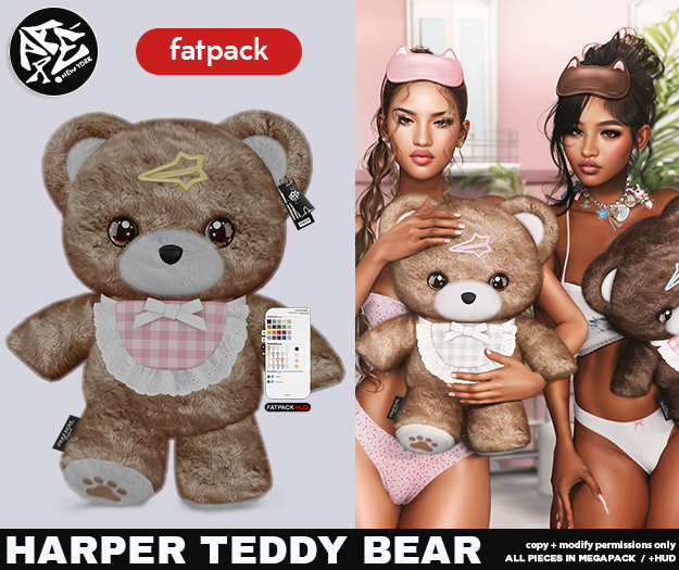 Pare.Harper Teddy Plushie - Fatpack