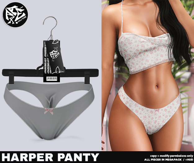 Pare.Harper Panties - Grey