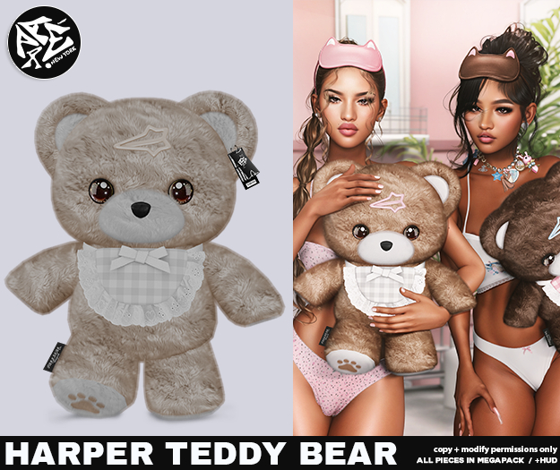 Pare.Harper Teddy Plushie - Shell