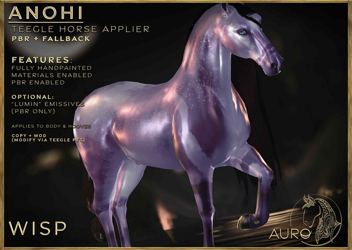 [AURO] Anohi  [WISP] :: For Teegle Horse (add)