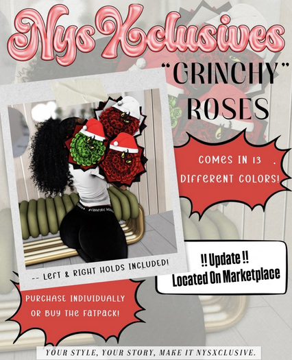 !NW- Grinchy Roses FATPACK