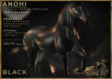 [AURO] Anohi  [BLACK] :: For Teegle Horse (add)