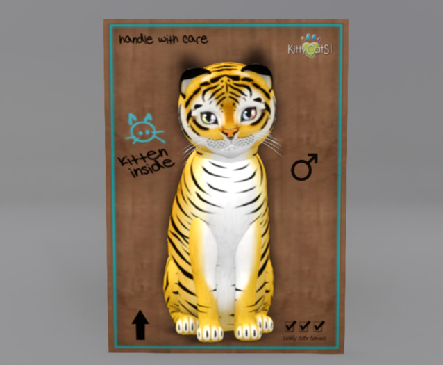 Male Breedable Cat Yellow KittyCatS Tiger! - Golden Ticket