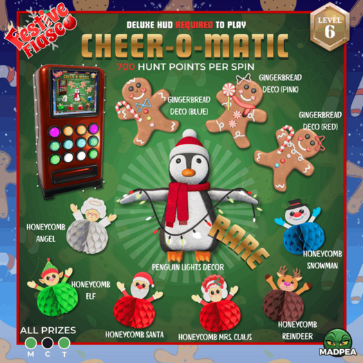 MadPea Cheer-O-Matic - Gingerbread Deco (pink)
