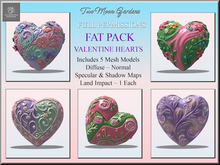 Full Perm Valentine Love Hearts FAT PACK