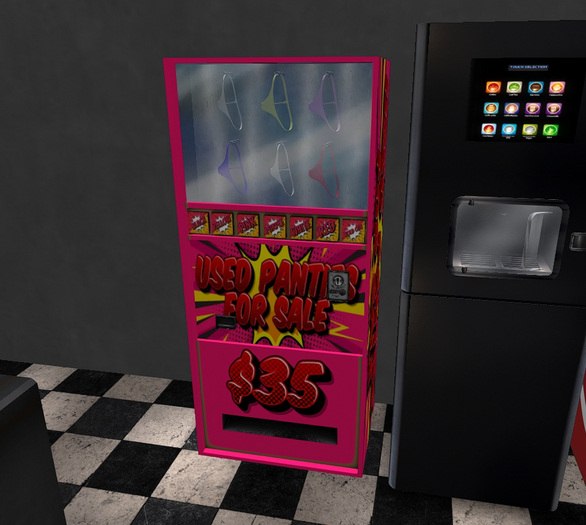 Used Worn Panties Vending Machine - static display - 4LI (Boxed)