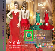10.{RC} Natale Dress -Teal- ORIGINAL