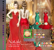 7.{RC} Natale Dress -Peach- ORIGINAL