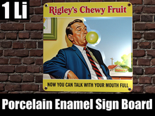 Enamel Sign