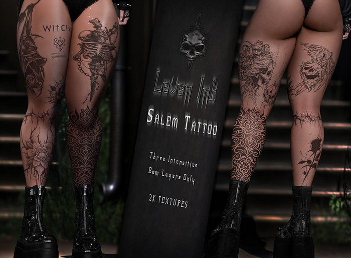 Leven Ink - Salem Legs Tattoo
