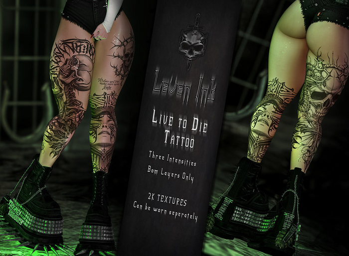 Leven Ink - Live To Die Tattoo