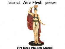 ZM PBR Art Deco Maiden Statue FULL PERM MESH