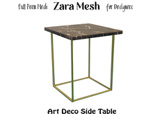 ZM PBR Art Deco Side Table FULL PERM MESH