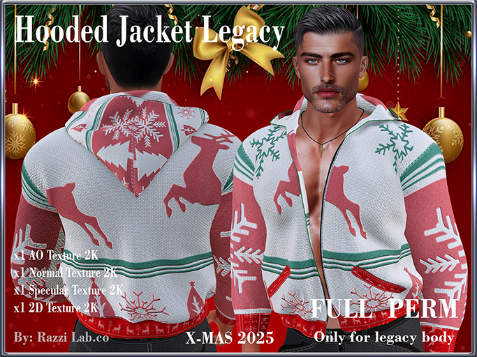 Hooded open Jacket_Legacy *FULL PERM*