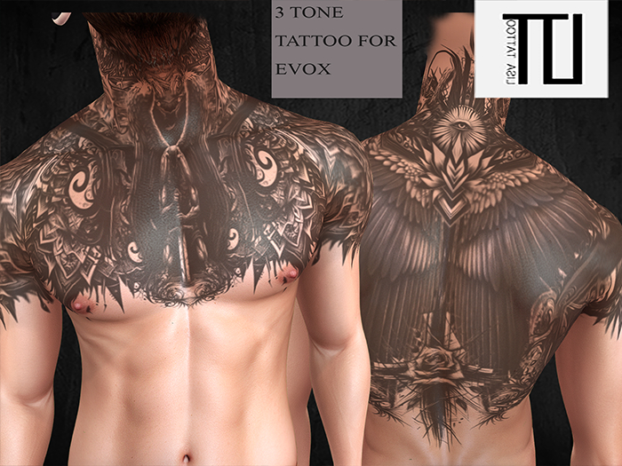 "Lisa tattoo pacK BLACK WINGS