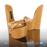 [Gos] Nova Zipped Mules - Desert Sun