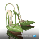 [Gos] Aven Buckled Heels - Salted Lime