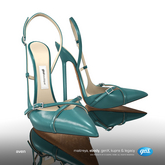 [Gos] Athena Safety-Pin Pumps - Crown Blue