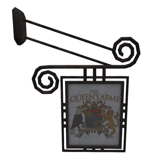 MadPea Bow Bells Boozer Hanging Pub Sign