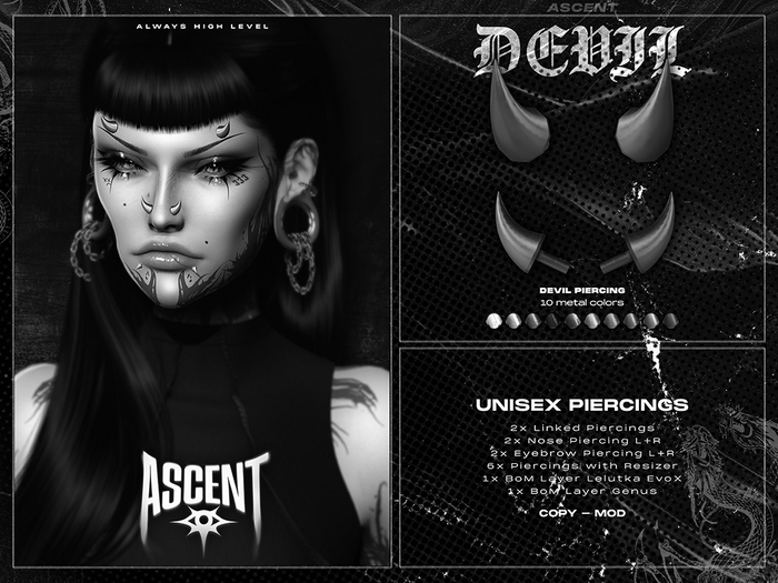 ASCENT - DEMO Devil Piercings