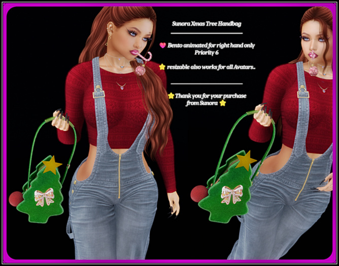 Sunora Xmas Tree Handbag