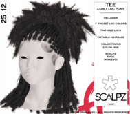 [GK] TEE CURLY LOC PONY [ADD ME]