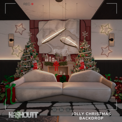[KA$HOUTT] - JOLLY CHRISTMAS BACKDROP